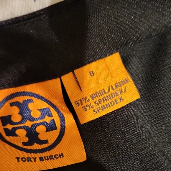 ❤️ NWOT! TORY BURCH WIDE LEG HIGH RISE STRETCH VIRGIN WOOL TROUSERS / PANTS, 8